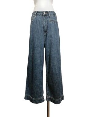 🔵🔵Wide Leg Blue Soft Denim Jeans - Women's